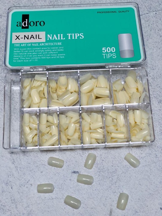 Uñas Press On X NAIL NATURAL x500